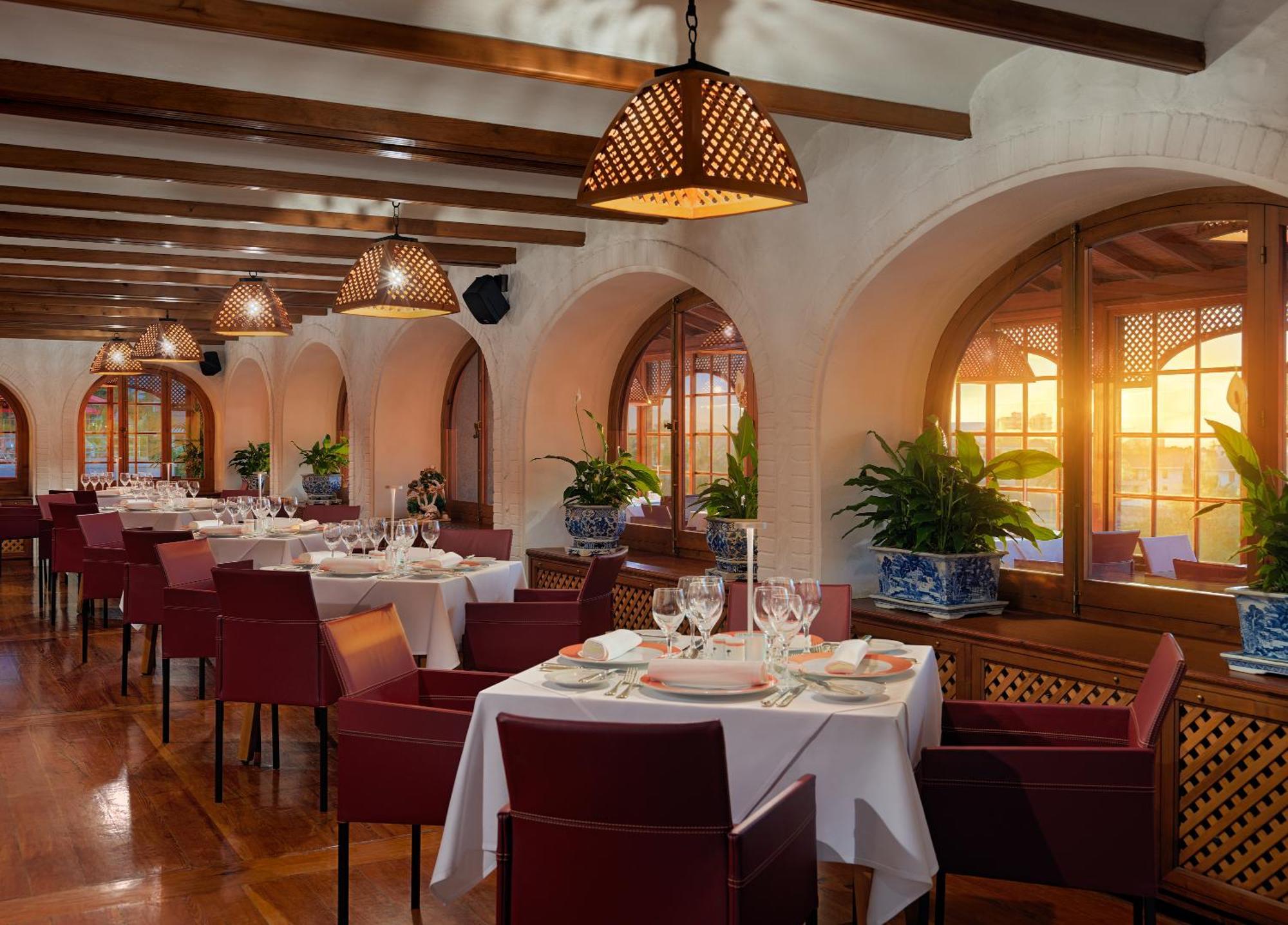호텔 보타니코 이 오리엔탈 스파 가든 푸에르토 드 라 크루즈 외부 사진 Restaurant interior
